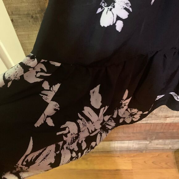 MM Couture by Miss Me black and white floral‎ strapless dress, small - Picture 13 of 15